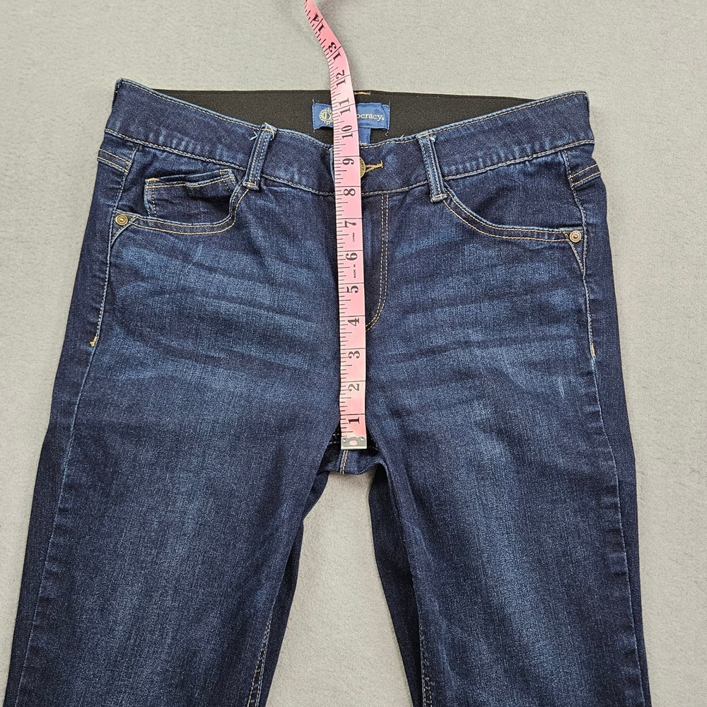 Democracy Ab-solution Womens Size 8 Itty Bitty Bootcut Jeans Dark Wash Blue - Picture 3 of 10